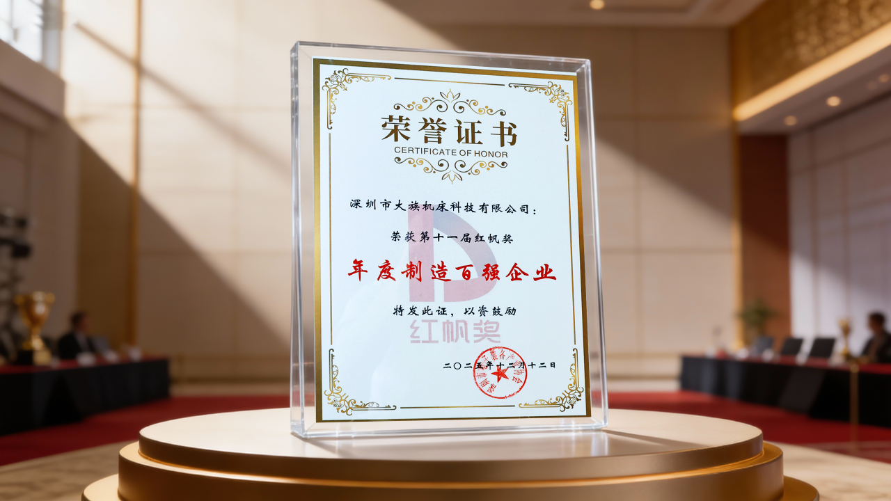 载誉而行！公海彩船机床获评第十一届红帆奖&ldquo;年度制造百强企业&rdquo;